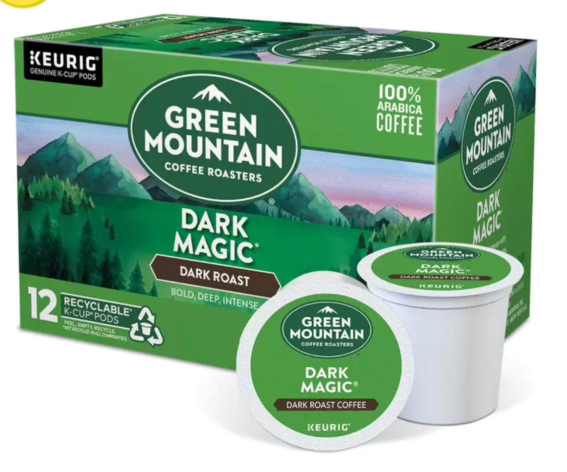 Green Mountain Coffee Dark Magic Keurig K Cups 72 Count