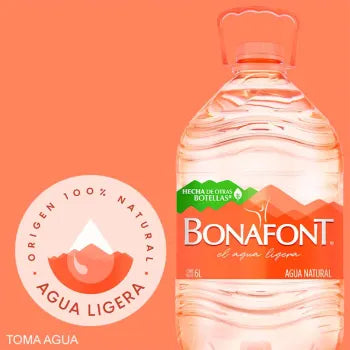 Agua Bonafont natural 2 l