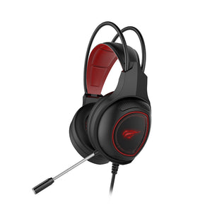 Audífonos Gamer Havit H2239d 3.5mm+usb y luz led roja - BGP