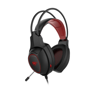 Audífonos Gamer Havit H2239d 3.5mm+usb y luz led roja - BGP