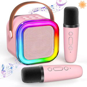 Bocina Karaoke 2 Microfonos Bluetooth - DRO