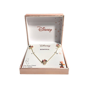 Tobillera Disney De Plata Mimi Mouse Original Importada - BGP