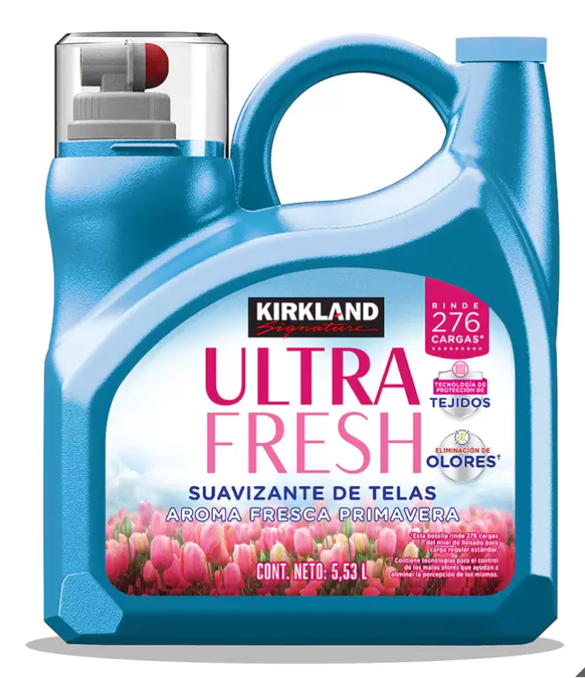 Kirkland Signature Ultra Fresh Suavizante de Telas Aroma Fresca Primavera 5.5 l - KOZ