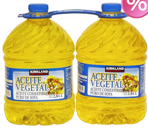 Kirkland Signature Aceite Vegetal 2 pzas de 2.84 L - KOZ