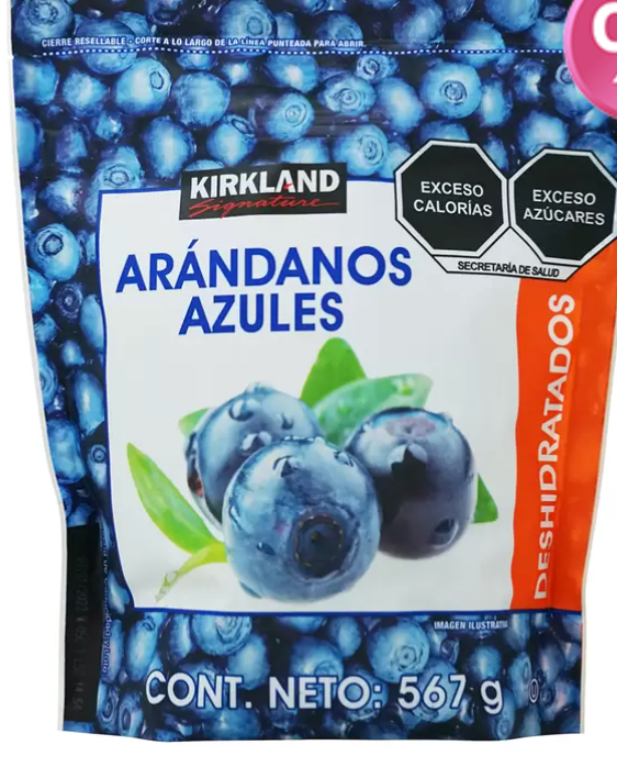 Kirkland Signature Arándanos Azules Deshidratados 567 grs - KOZ