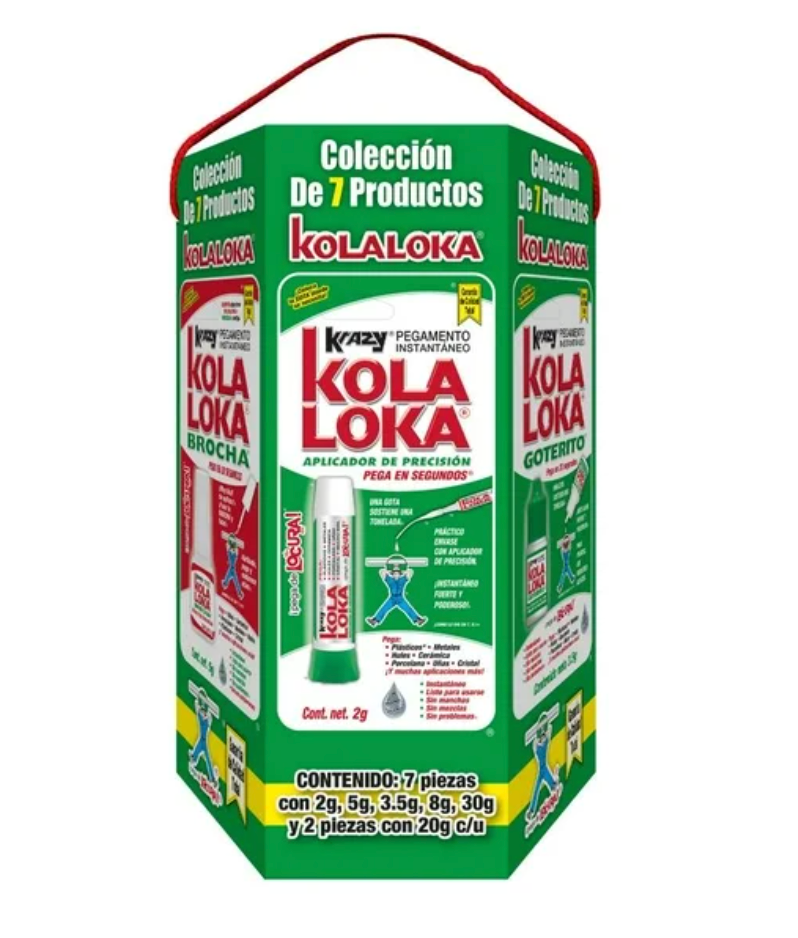 Set de Pegamentos Kola Loka 7 pzas - ZK