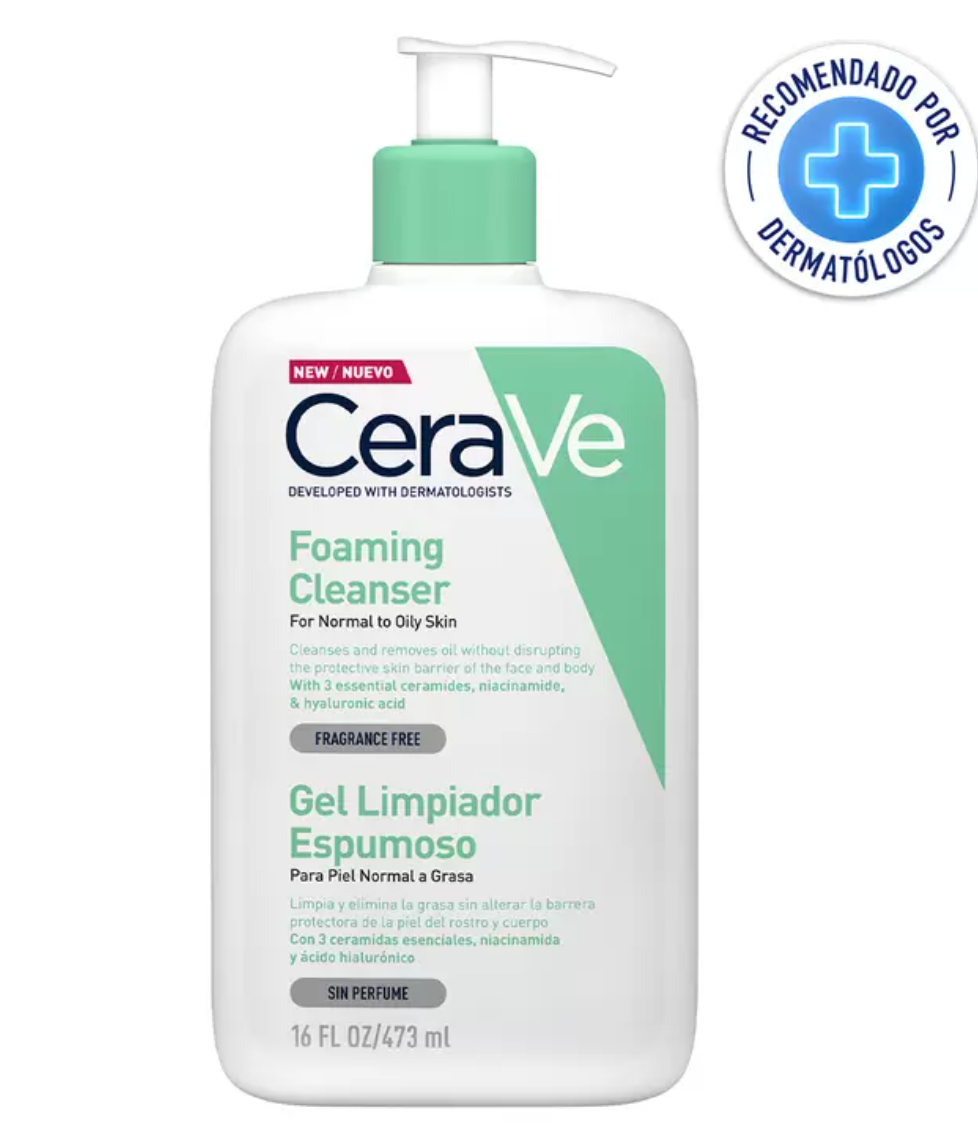 CeraVe Gel Limpiador Espumoso 473 ml - KOZ