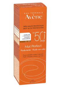 Avène Mat Perfect Protector Solar Toque Seco con Color FPS 50+ 50 ml - KOZ