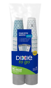 Dixie Vasos Aislantes con Tapa 96 pzas de 473 ml - KOZ