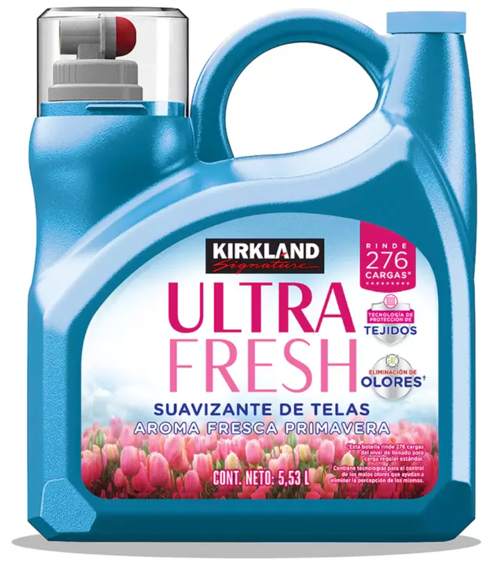 Kirkland Signature Ultra Fresh Suavizante de Telas Aroma Fresca Primavera 5.5 L - KOZ