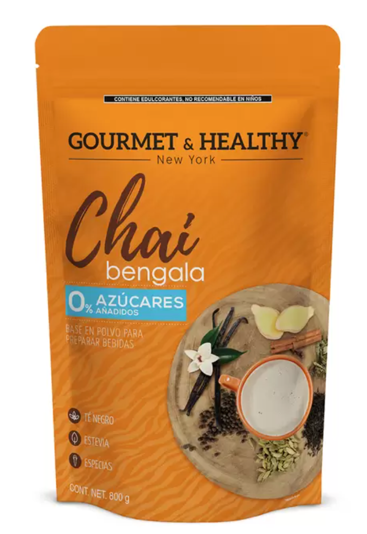 Gourmet & Healthy Té Chai Bengala 0 Azúcar 800 grs - KOZ