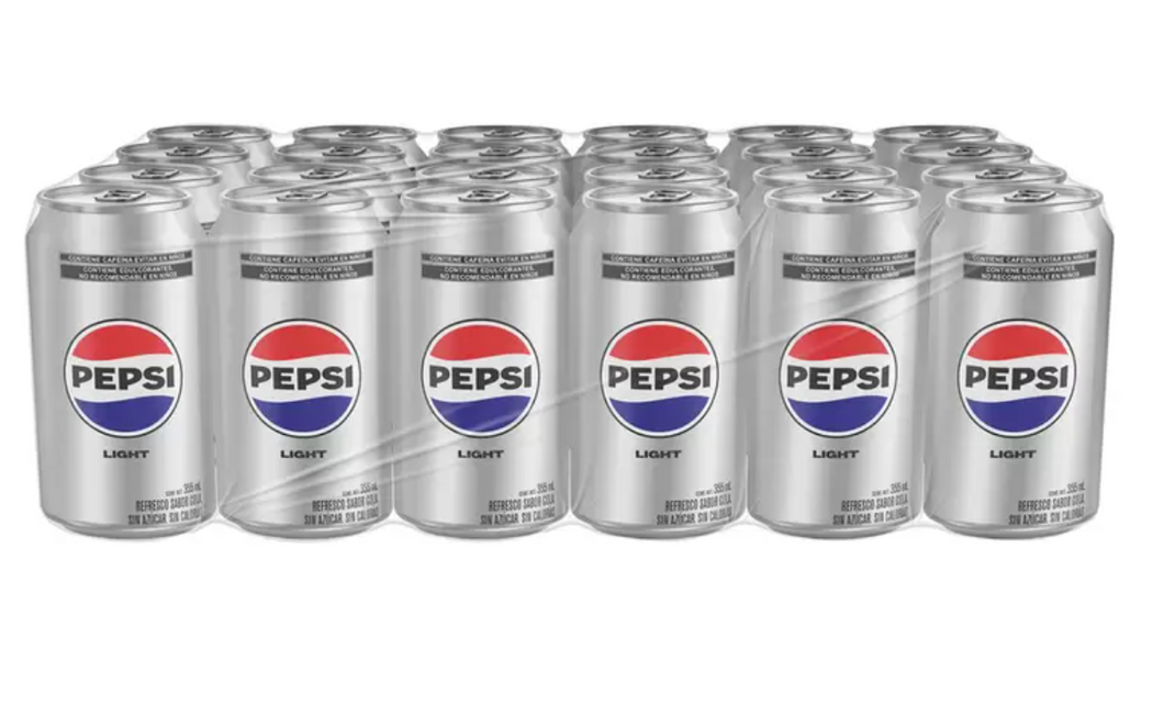 Pepsi Light 24 piezas de 355 ml - KOZ