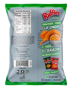 Ruffles Papas Fritas Onduladas sabor Queso 539 grs - KOZ