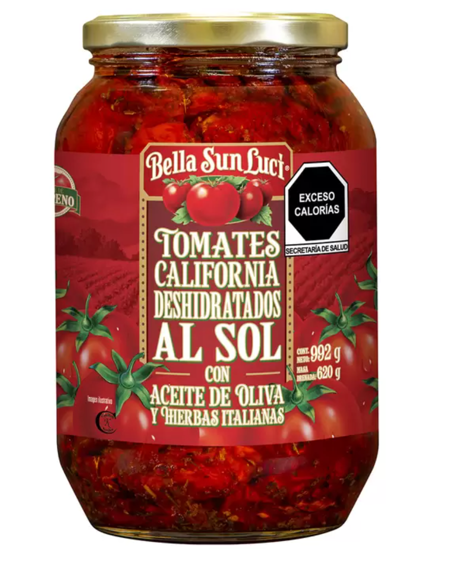 Bella Sun Luci Tomates California Deshidratados al Sol 992 grs - KOZ