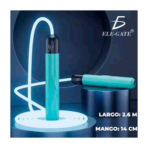 Blíster con cuerda transparente para saltar, con luz led + baterías. - BGP