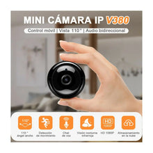 Cargar imagen en el visor de la galería, Mini cámara redonda wifi con visión nocturna y resolución hd 1080p / web.54 - BGP