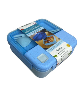 Organización Fresca. Tupper color Azul 34 oz Fresh 360 con Compartimentos para Mantener tus Alimentos Separados y Frescos.