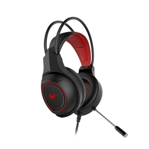 Audífonos Gamer Havit H2239d 3.5mm+usb y luz led roja - BGP