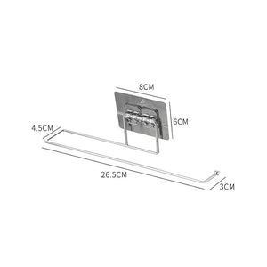 Porta rollo cromado adhesivo multiusos 27cm hog.99. - BGP