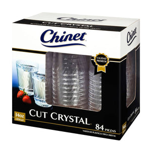 Vasos desechables Chinet Tipo Cristal 14 OZ 84 Pzas - ZK