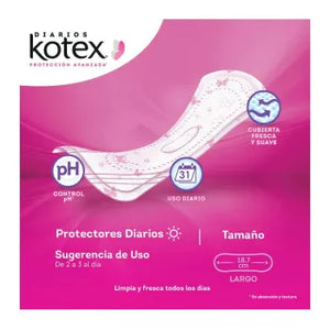 Pantiprotectores Kotex Largos 132 Pzas - ZK