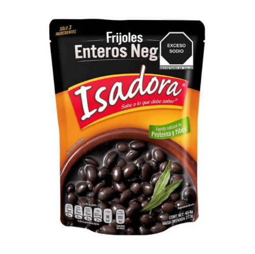 Caja Frijoles Enteros Negros Isadora 454G/12P - SCG