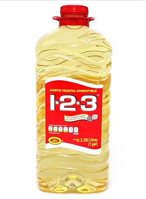 Aceite comestible 1-2-3 de 3.785L - SCG