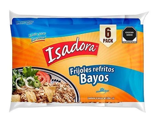 Frijoles Isadora Bayos Refritos 6P/430G - ZK