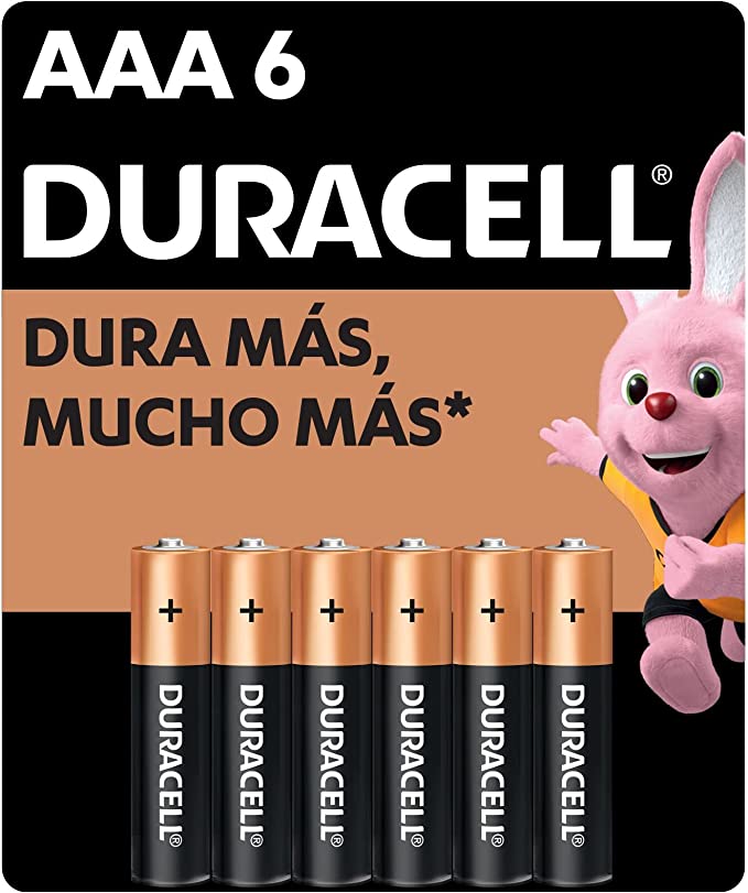 Pilas Duracell AAA 24 pzas