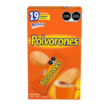 Polvorones Marinela con 19 pzas de 74 Gr - ZK