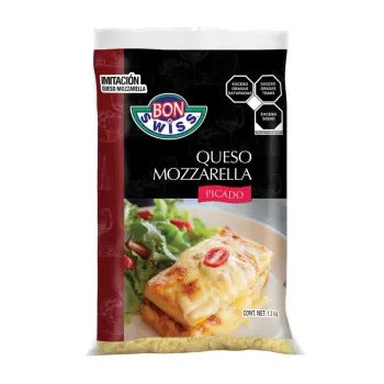 Imitación de Queso Mozzarella Bon Swiss Picado 1.2 Kg - ZK