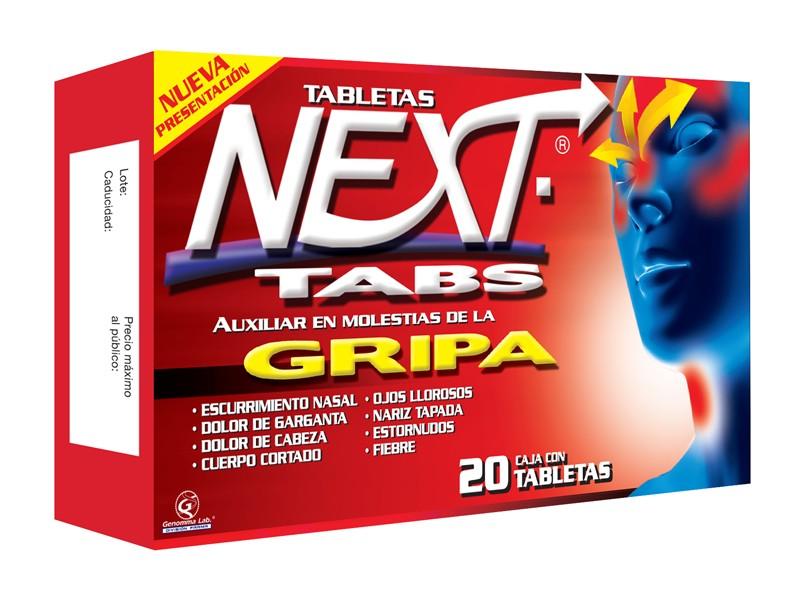 Antigripal Next con 20 tabletas-Next-MayoreoTotal-MayoreoTotal