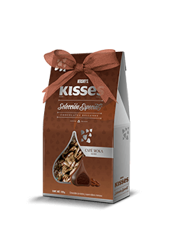 Media Caja Chocolate Hersheys Kisses Suizo en 3 Estuches de 120gr - Hersheys-Chocolates-Hersheys-MayoreoTotal