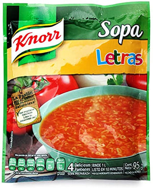 Caja Sopa Knorr Letra 95G/12P - SCG